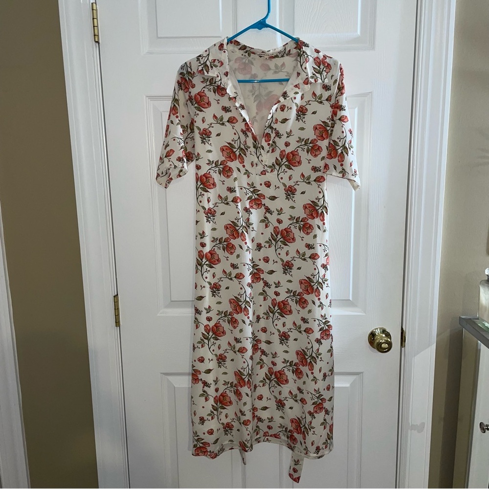 Floral Belted dress